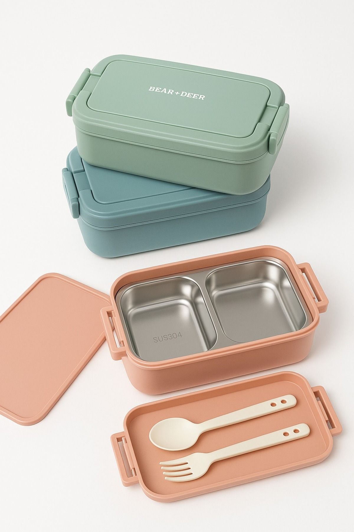 ALPA STORE BEER & DEER ÇELİK SIZDIRMAZ 750 ML BESLENME KABI LUNCH BOX SAKLAMA KUTUSU SEFER TASI YEMEK KUTUSU