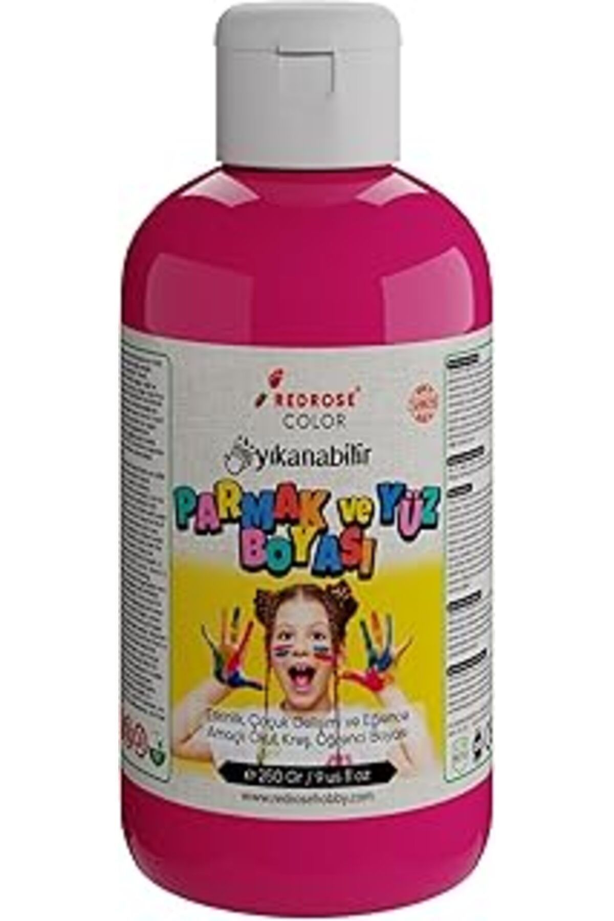 Qedii Red Rose Fuşya Parmak Boyası 250 Gr