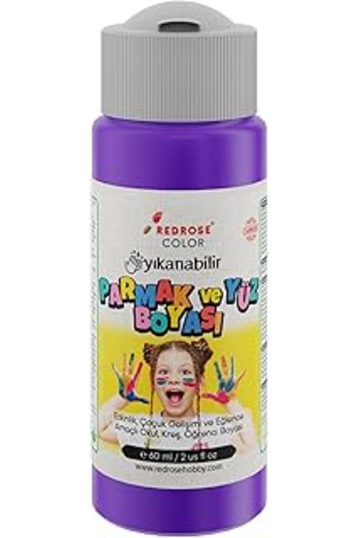 Qedii Red Rose Mor Parmak Boyası 60 Ml