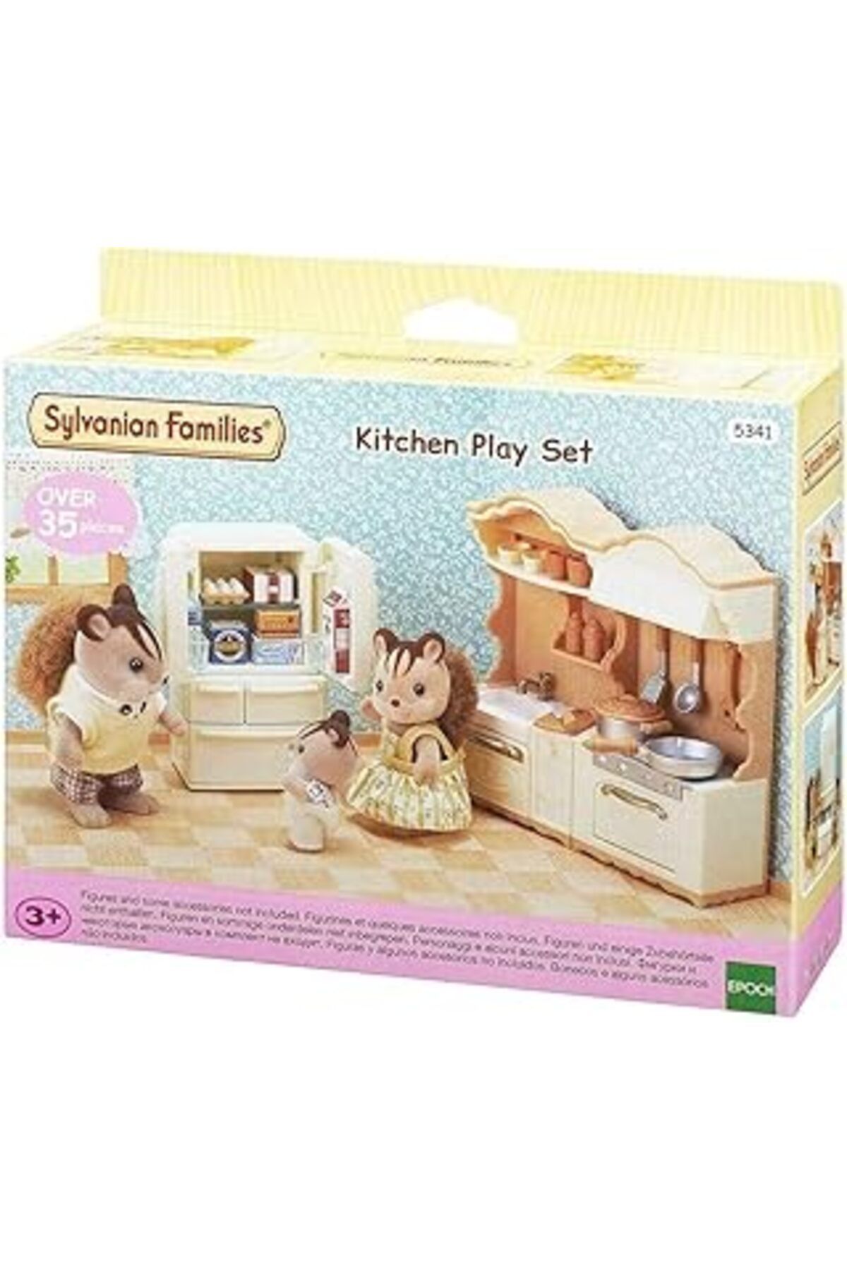 Mu Art Ahşap Sylvanian Families Mutfak Seti