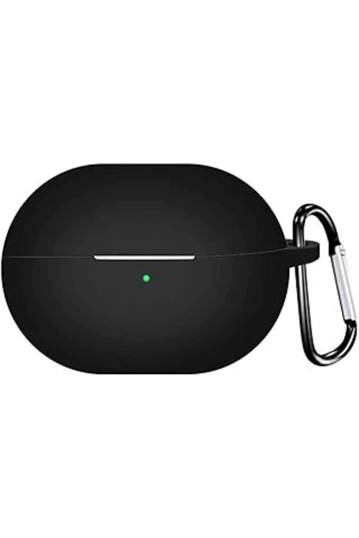 NETWORK ART Microsonic Huawei Freebuds Pro 3 Kılıf Askılı Mat Silikon Siyah [Freebuds Pro 3 Ile Uyumlu Kılıf -