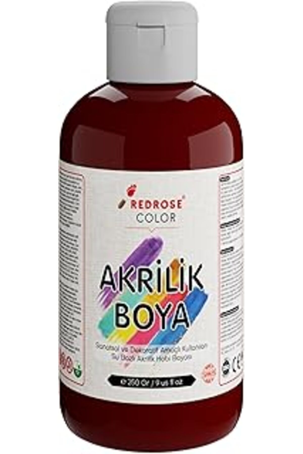 Mu Art Ahşap Red Rose Bordo Akrilik Boya 250 Gr