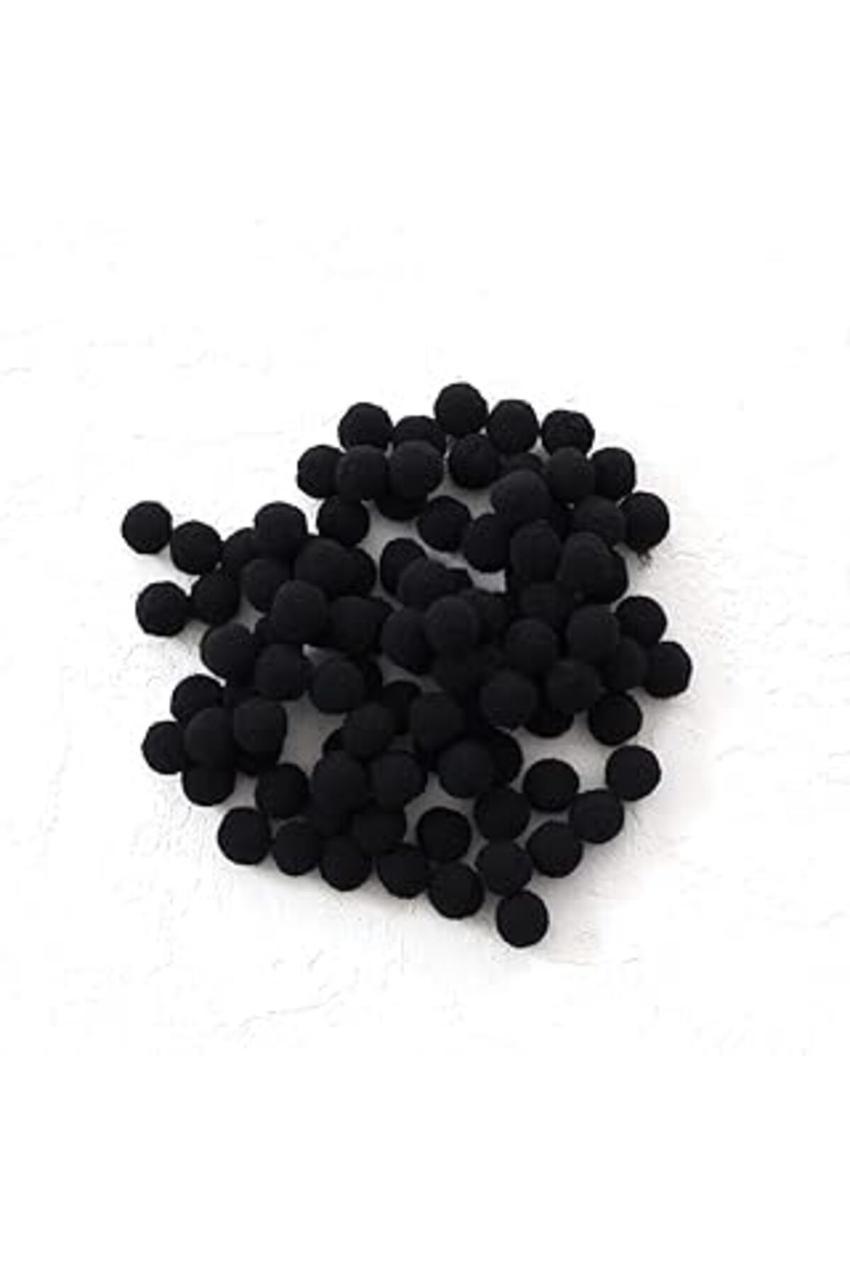 NETWORK ART Bimotif Peluş Ponpon, 1.5 Cm 50 Adet Siyah