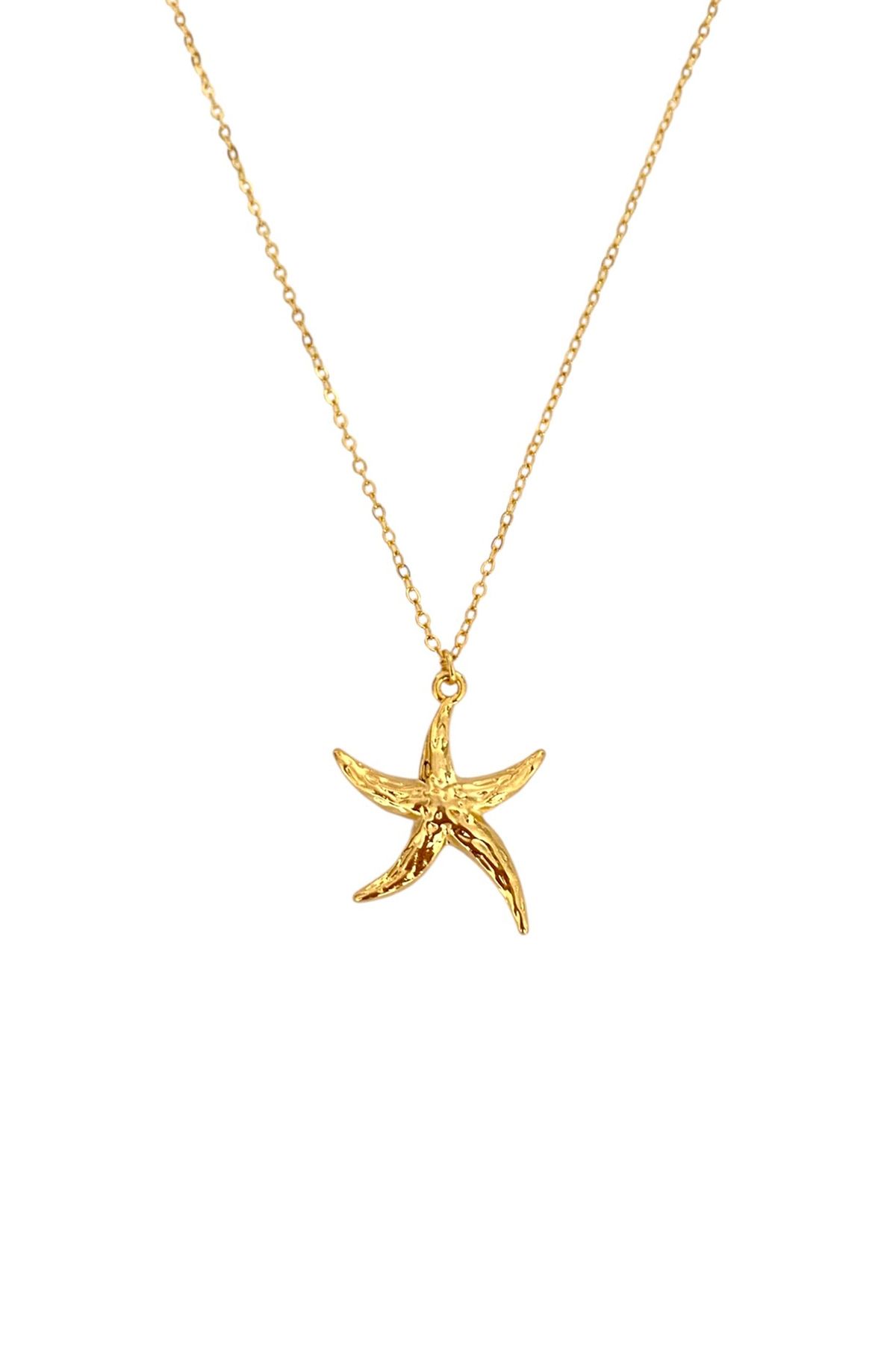 Bonnjerra Jewellery Altın Kaplama Basic Zincir Yıldız Kolye