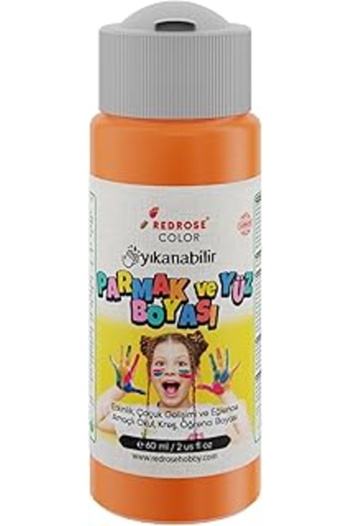 Qedii Red Rose Turuncu Parmak Boyası 60 Ml