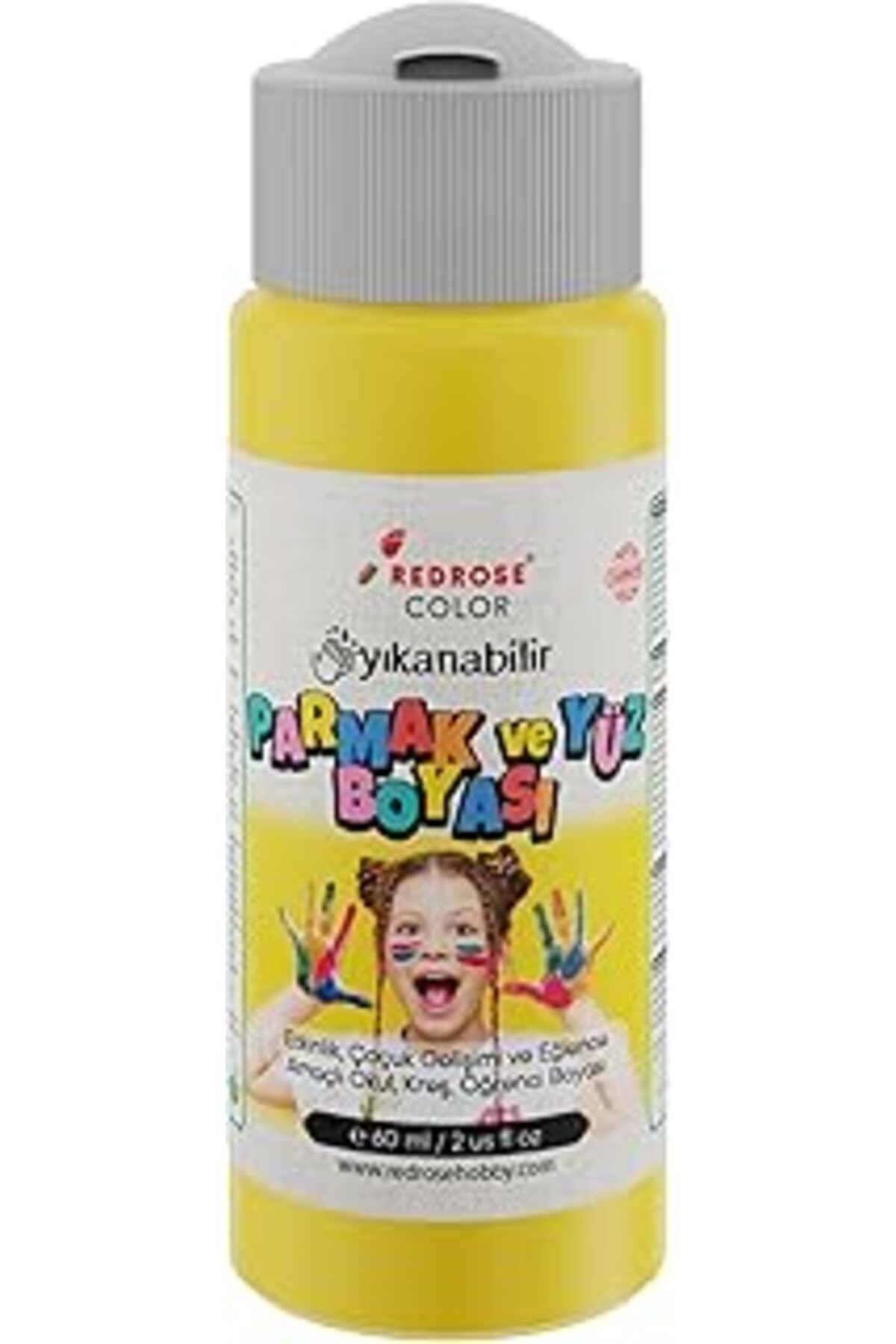 Qedii Red Rose Sarı Parmak Boyası 60 Ml