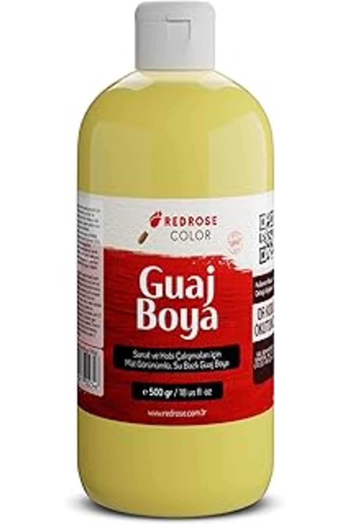 Mu Art Ahşap Red Rose Sarı Guaj Boya 500 Gr