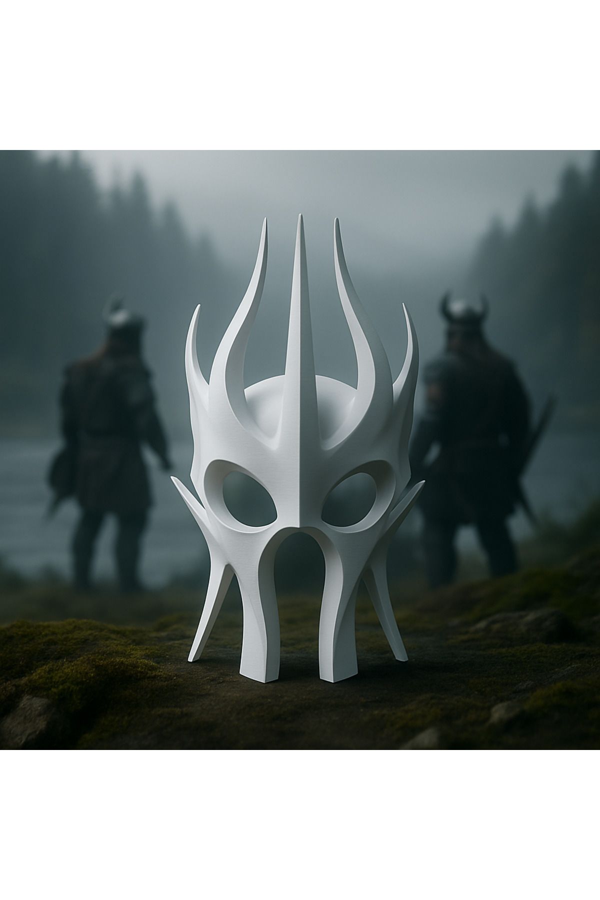 EREM STORE 3D 3d Baskı Dekoratif Maske – Modern Duvar & Raf Aksesuarı, Ev–ofis Dekoru - 20cm