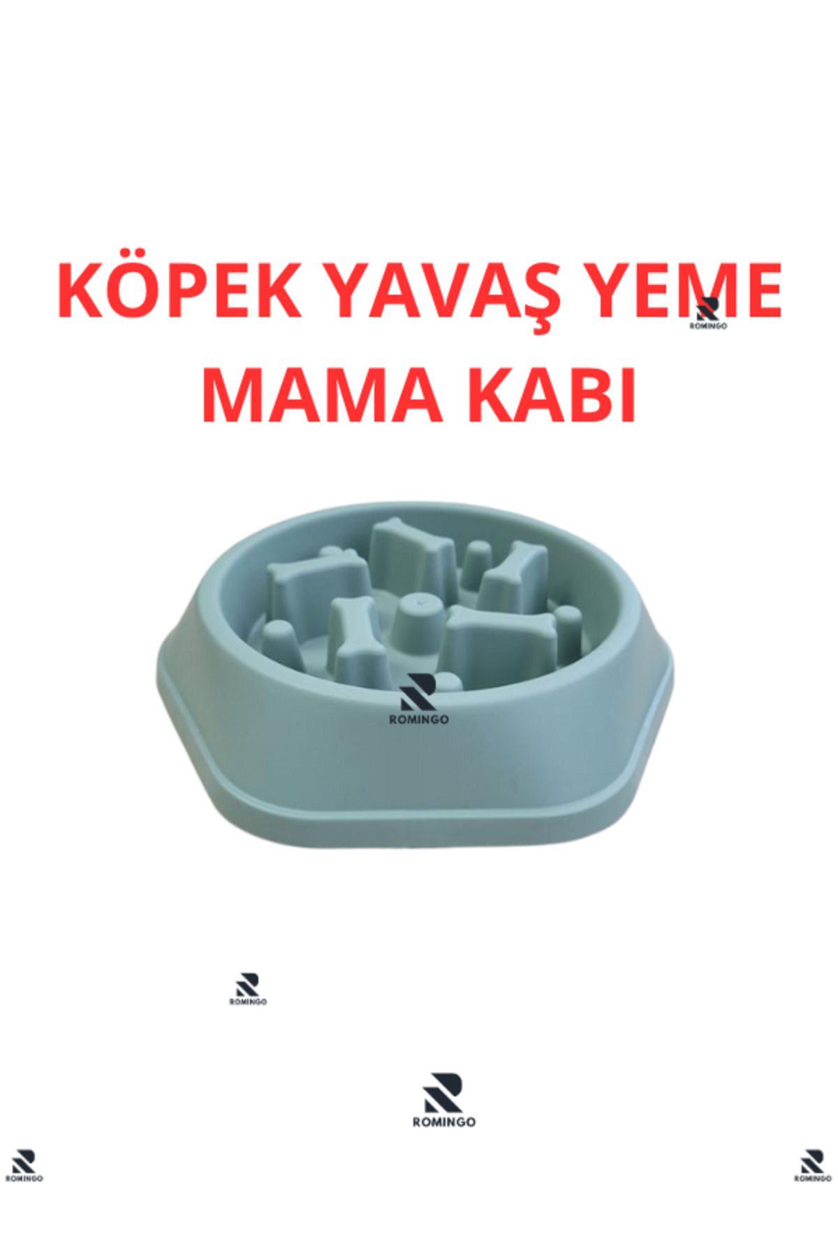 Romingo Köpek Yavaş Yeme Mama Kabı Köpek Mama Kabı