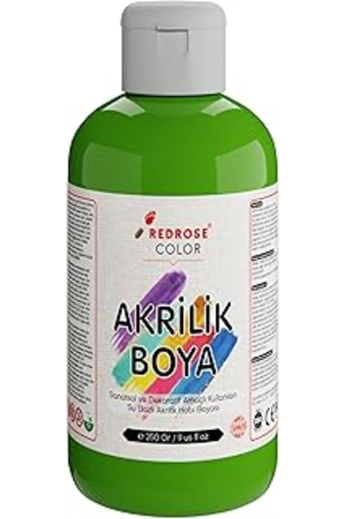 Mu Art Ahşap Red Rose Açık Yeşil Akrilik Boya 250 Gr