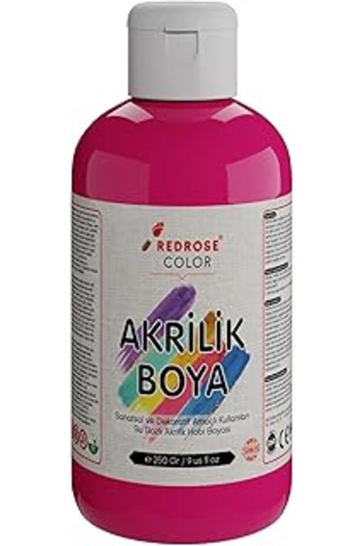 Mu Art Ahşap Red Rose Fuşya Akrilik Boya 250 Gr