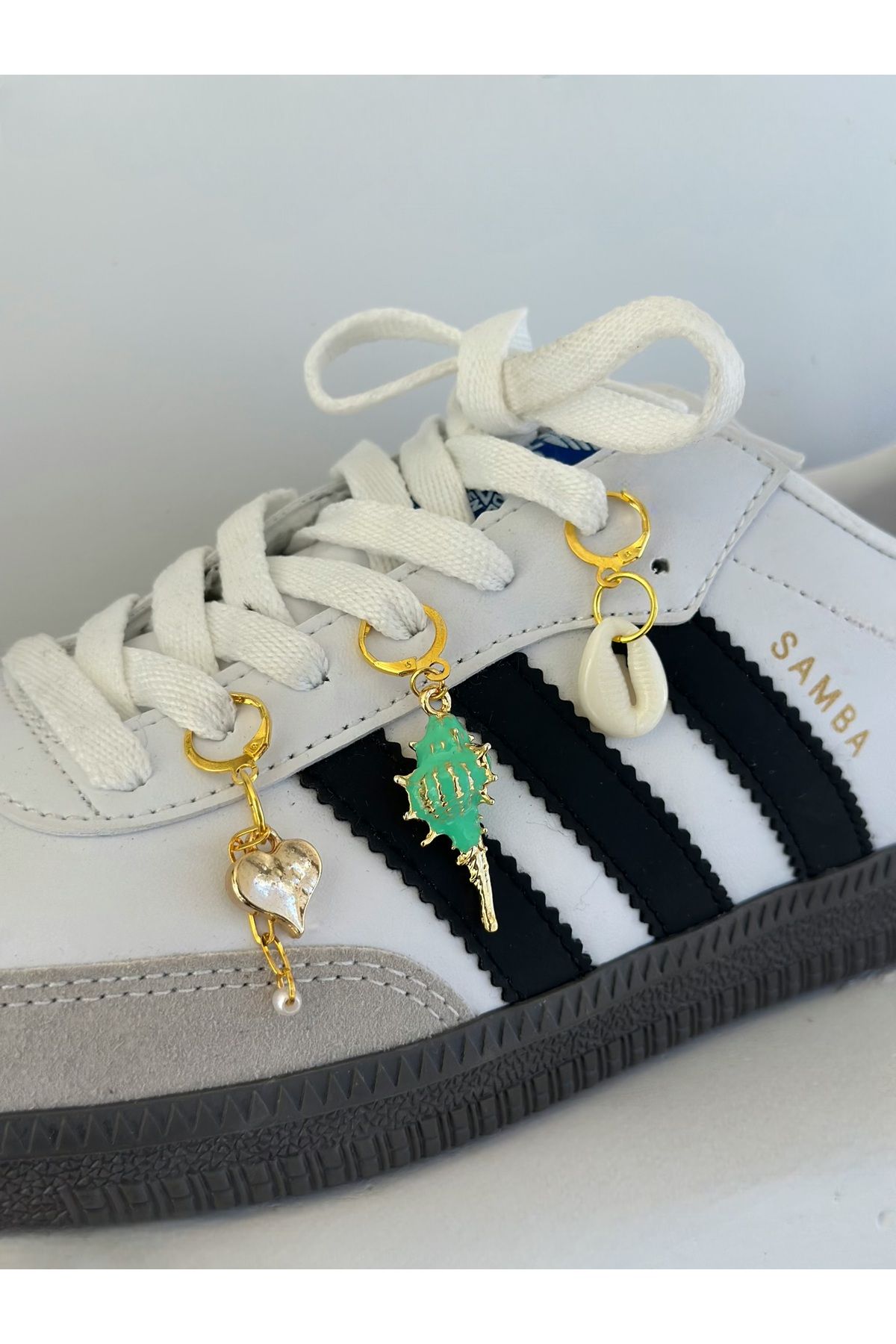 SERENA BD 3’lü charm seti ayakkabı aksesuarı sneaker çanta charmı