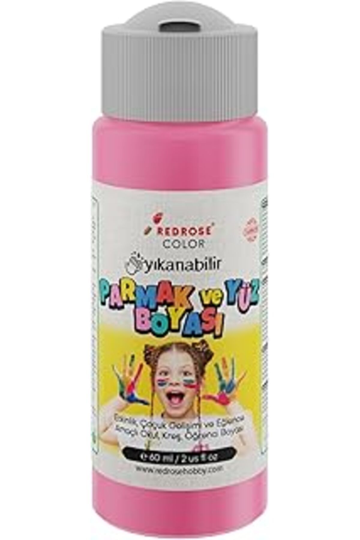 Qedii Red Rose Pembe Parmak Boyası 60 Ml