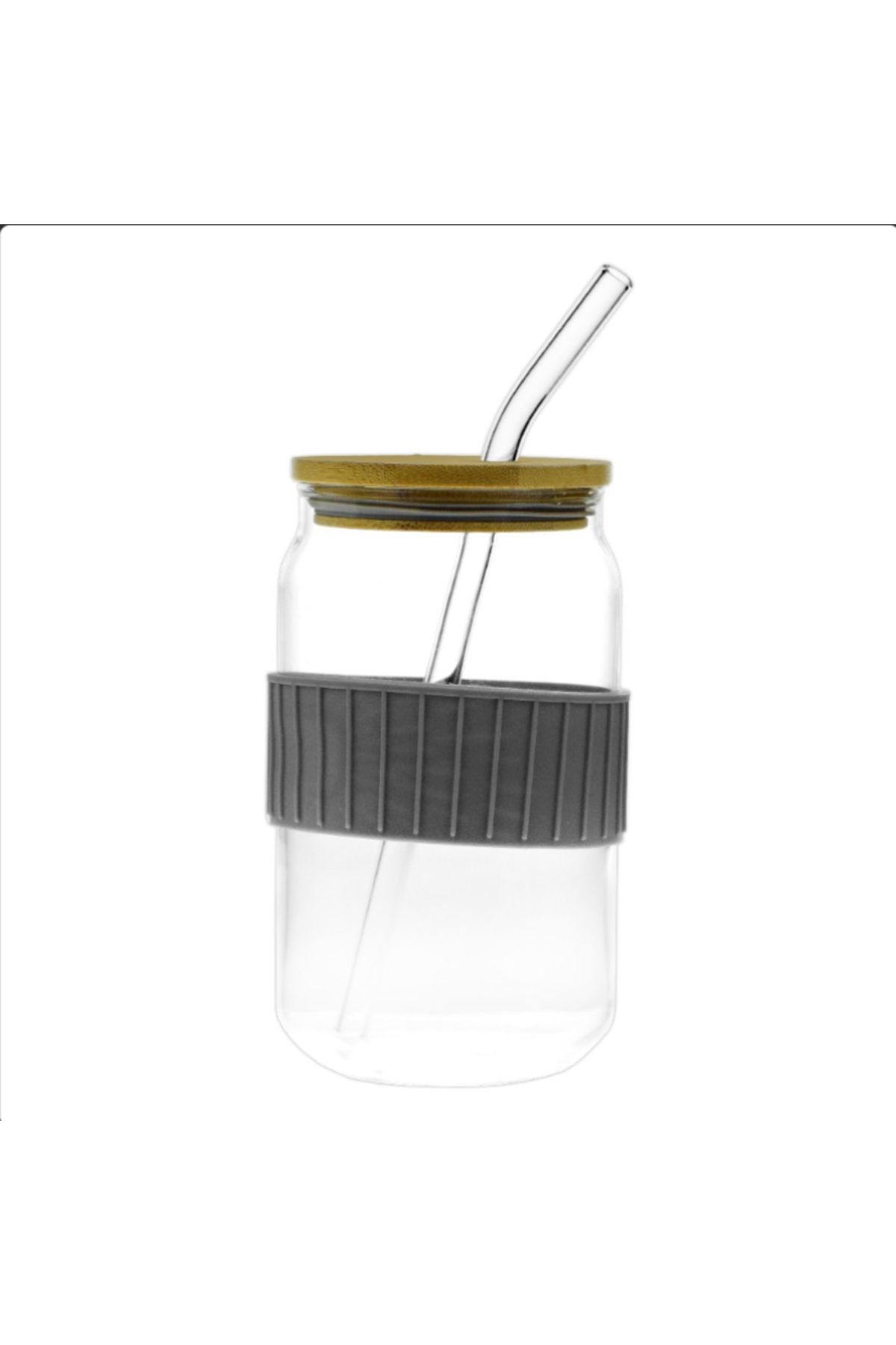 Home Silikonlu Coffee Pipetli Bardak 500ml