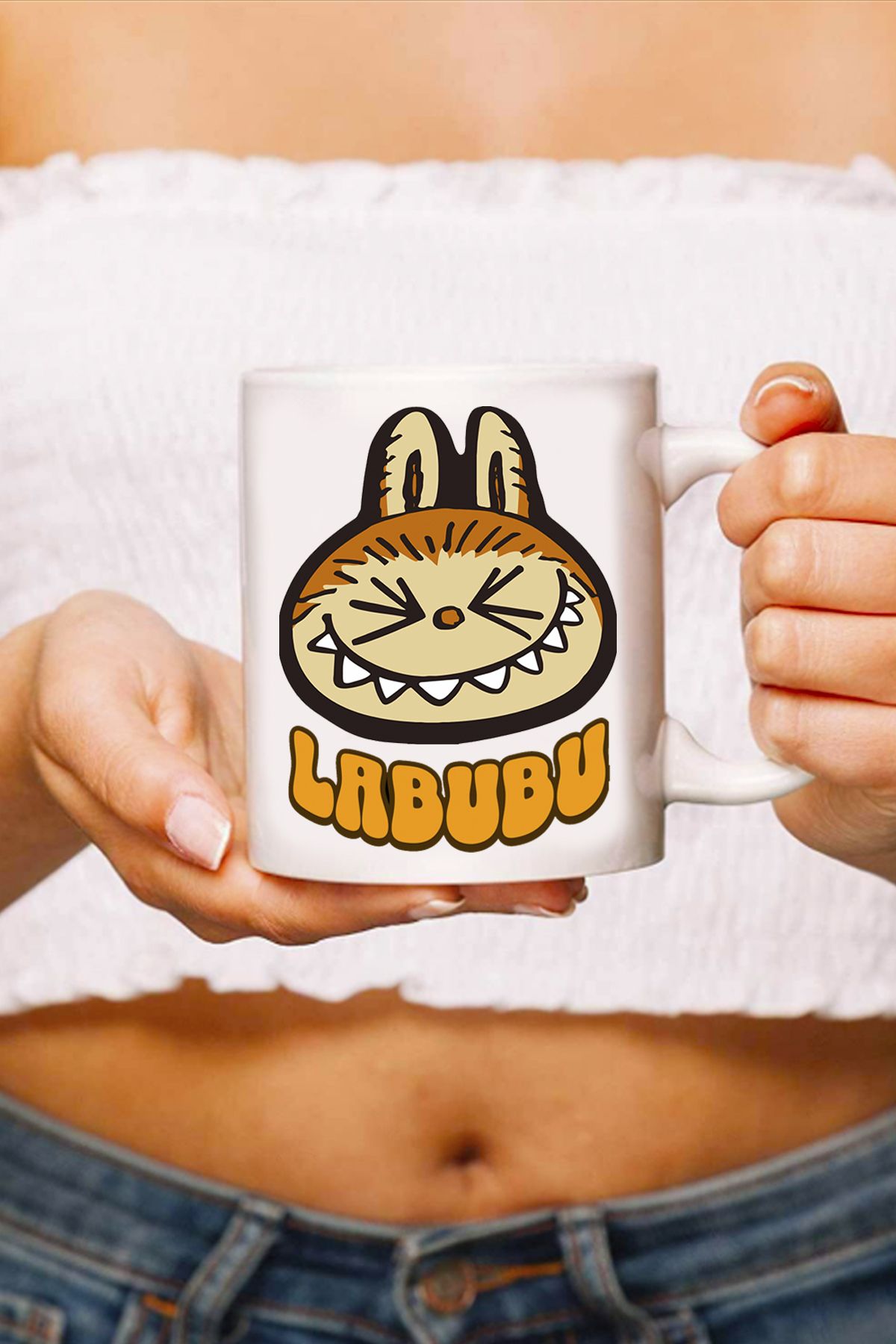 zozoya Labubu Baskılı Kupa