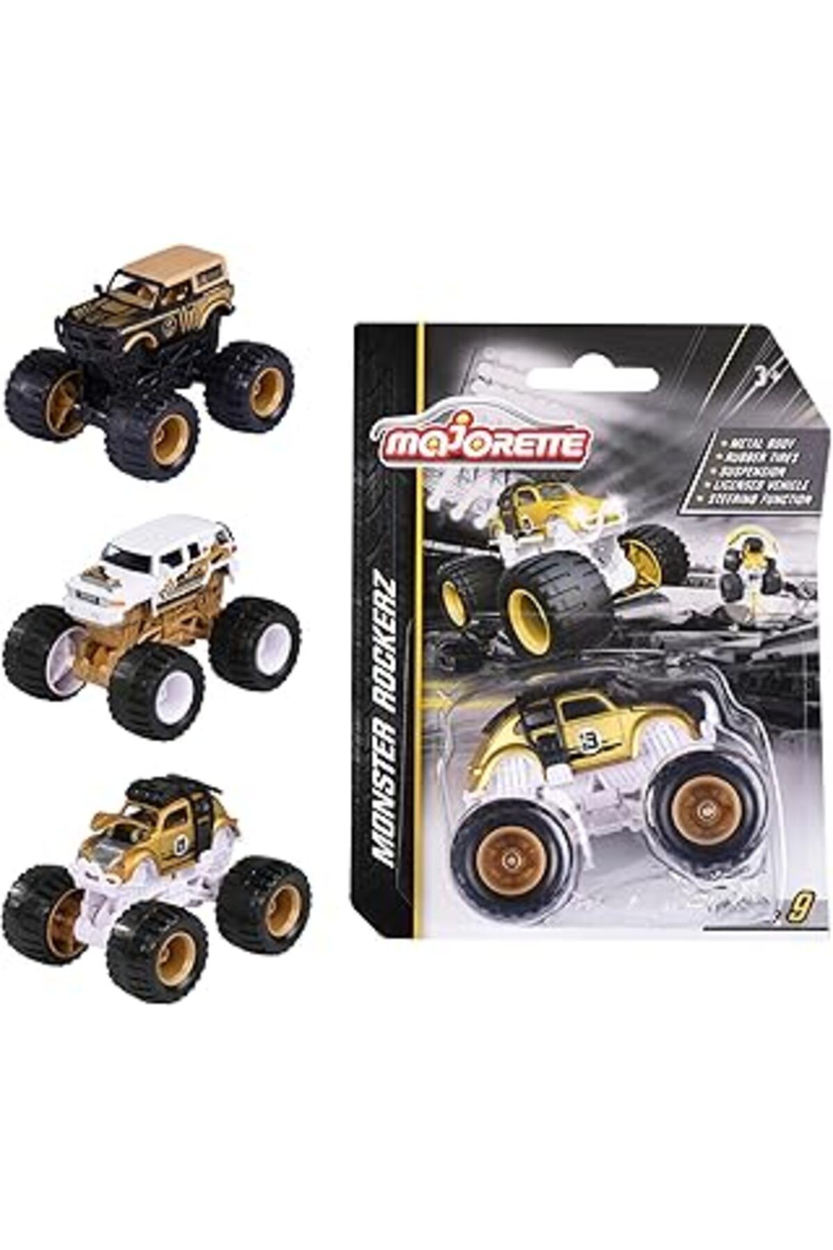 TBSProjects Majorette Limited Edition 9, Gold Rockerz Arazi Aracı - Volkswagen Beetle 212054033