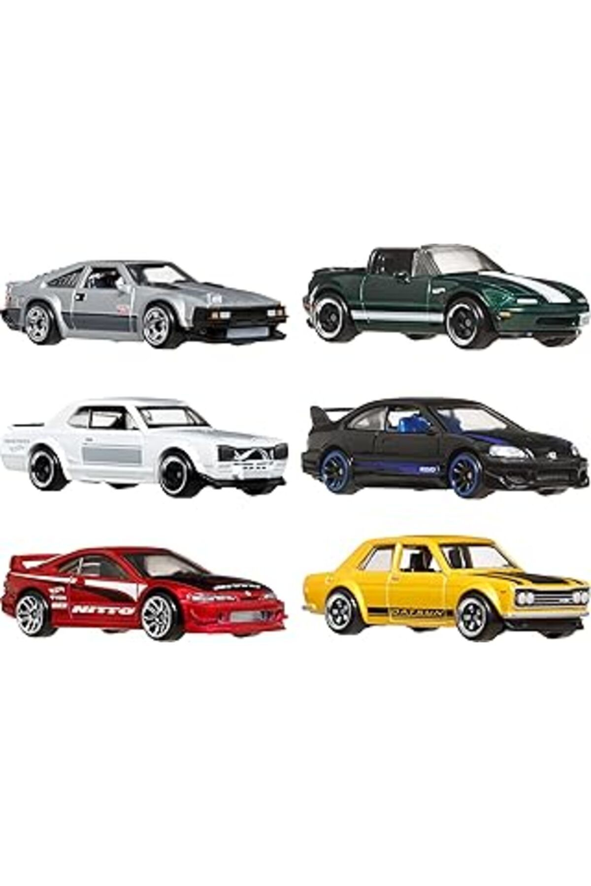 Mu Art Ahşap Hot Wheels® Japon Temalı Çoklu Arabalar, 3Y+, Jby77
