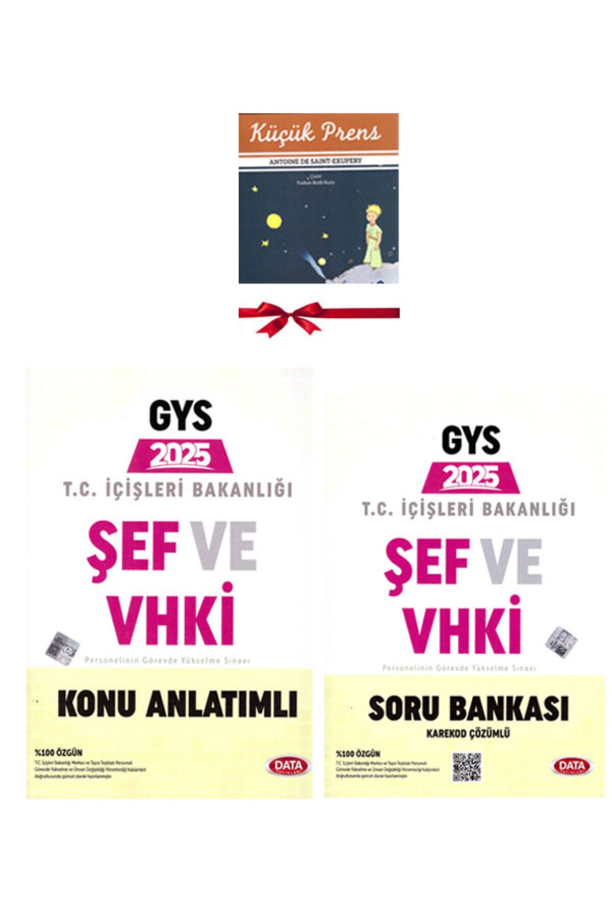 Data Yayınları 2025 GYS İçişleri Bakanlığı ŞEF ve VHKİ Personelinin Görevde Yükselme Sınavına Hazırlık Seti