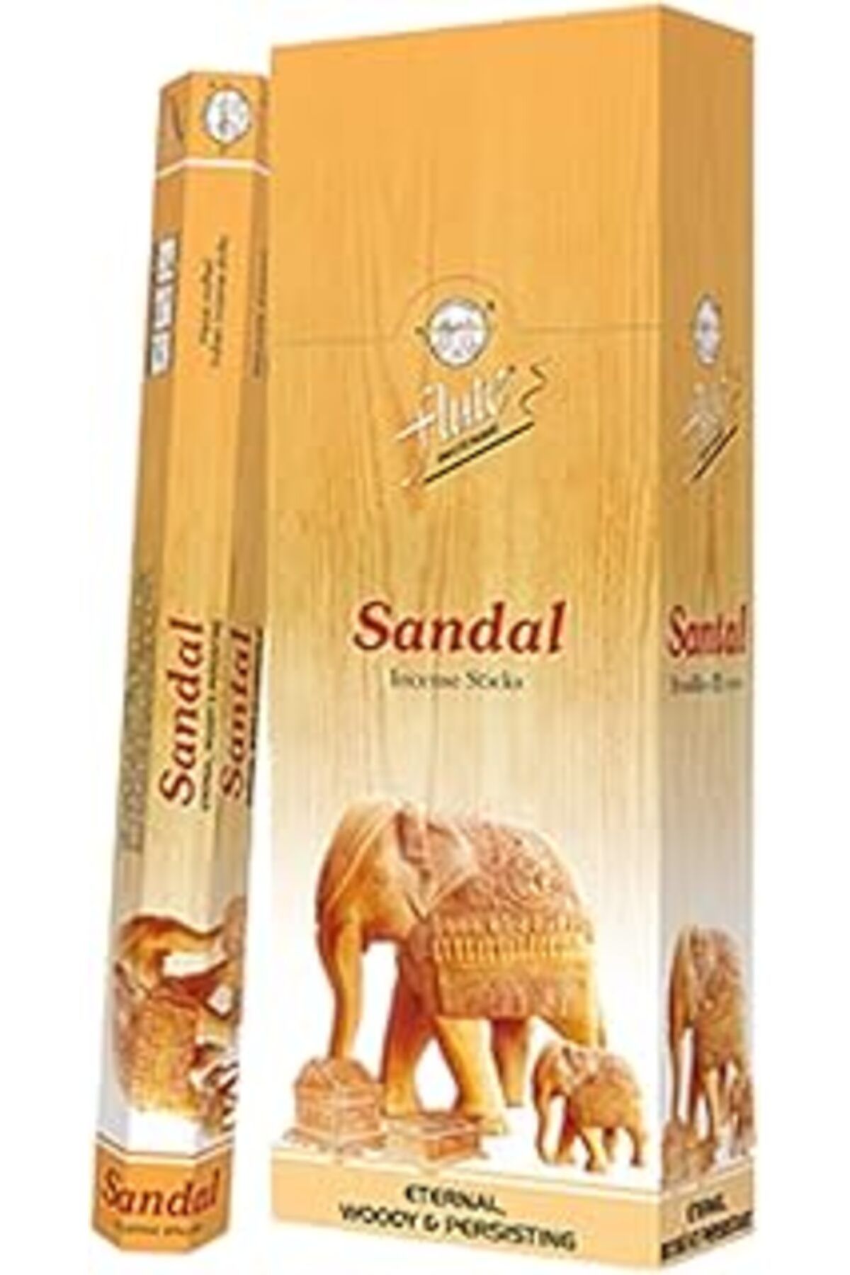 Qedii Flute Çubuk Tütsü, Sandal Ağacı Kokusu, 20 Adet Çubuk Tütsü (Sandal Ağacı)
