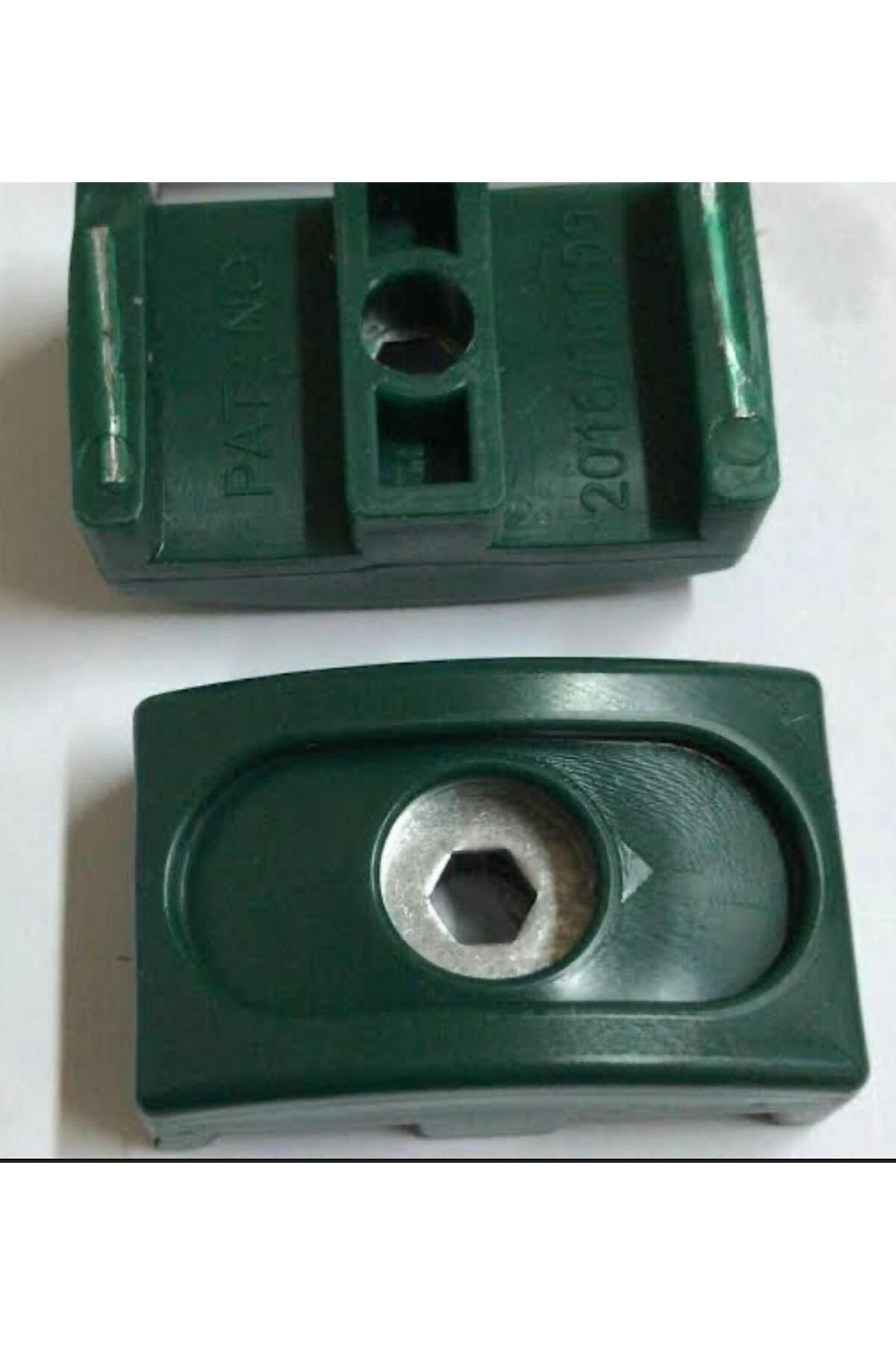 chasten emporium 10 Adet Panel Çit Klipsi - Metal Üzeri Plastik Kaplı ( Vida Hediyeli )
