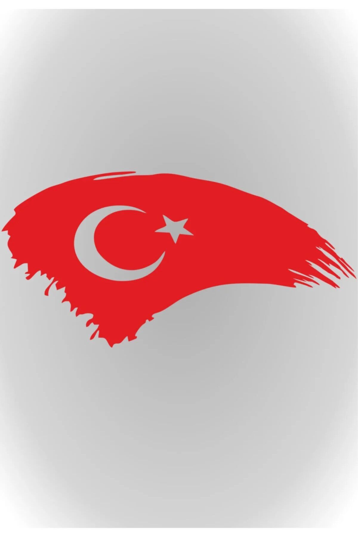 hediyenebak Türk Bayrağı Dalgalı Araç, Araba, Oto, Motorsiklet, Kask, Laptop, Cam Sticker 15x7,5 cm