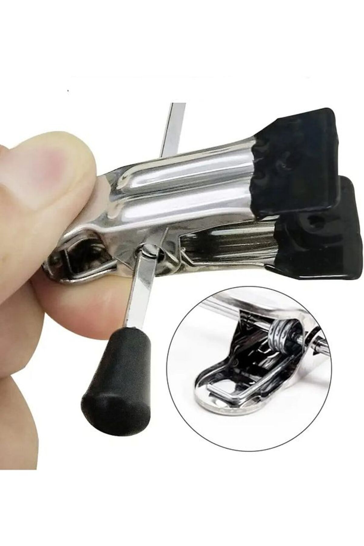 Bilhan BİLHAN Metal Tutmalı Klipsli Askı Elbise Askısı Ayarlanabilir Elbise Askısı Metal 5adet