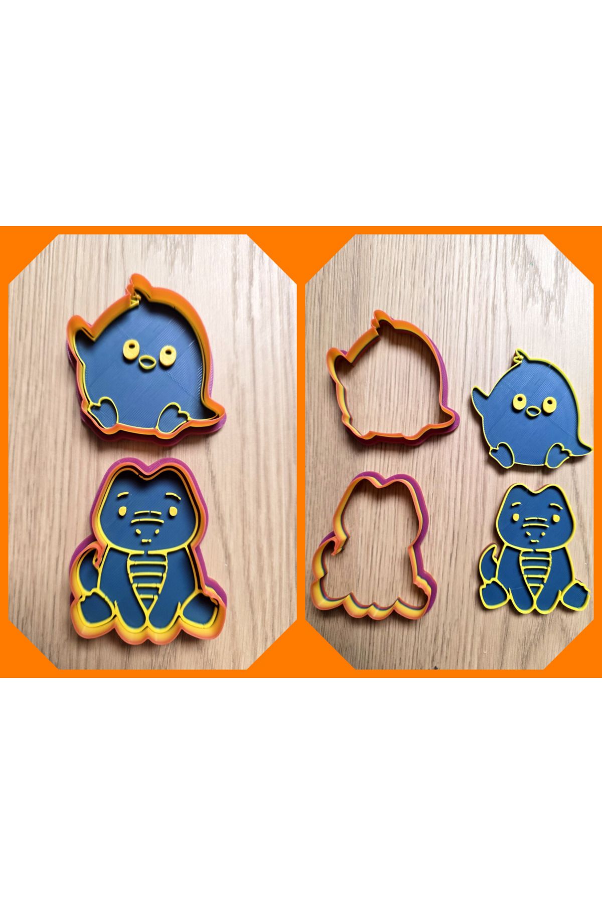 talaşoğlu Timsah kuş kurabiye kesici playdoh damga eğlencesi