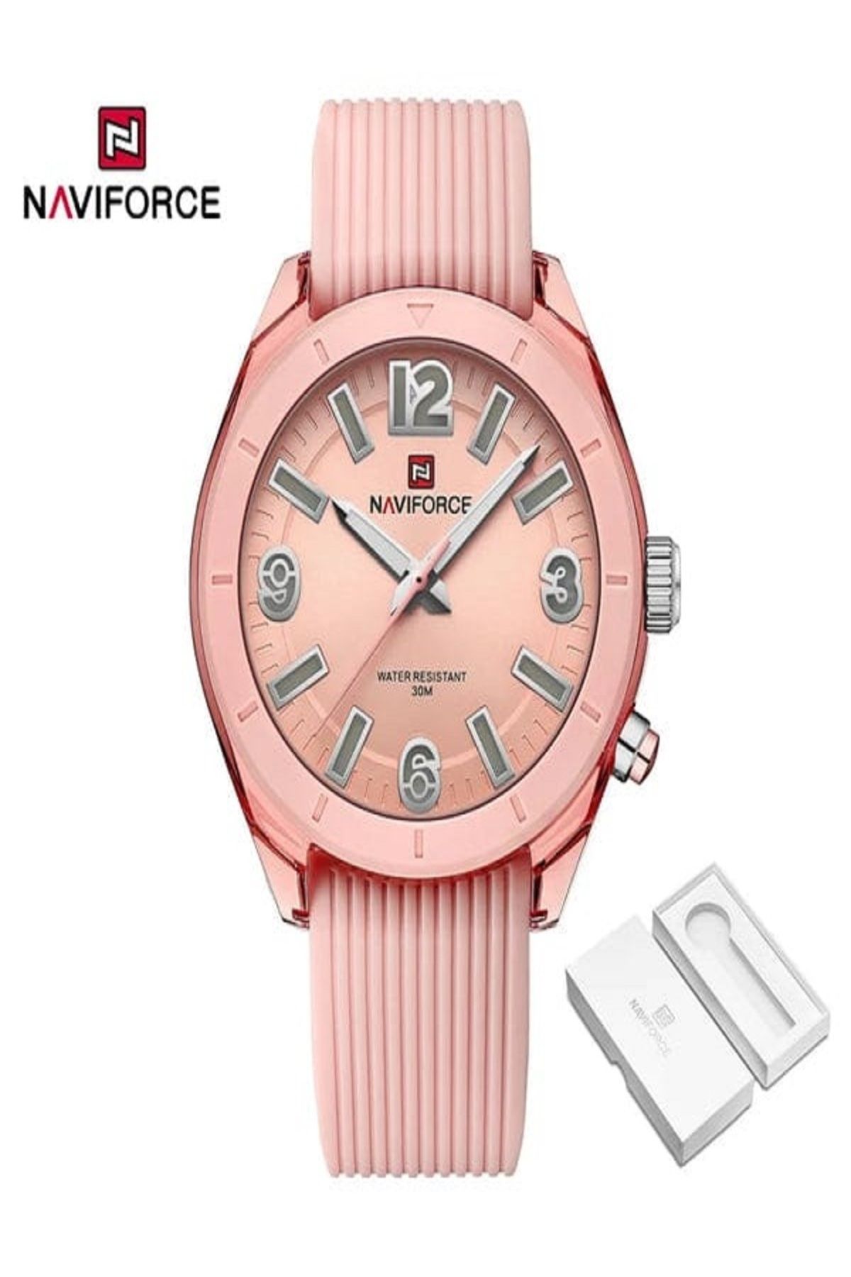 Naviforce-Naviforce is an attractive watch with multiple shapes and a silicone strap. Shine on your wrist and attract those around you. 1
