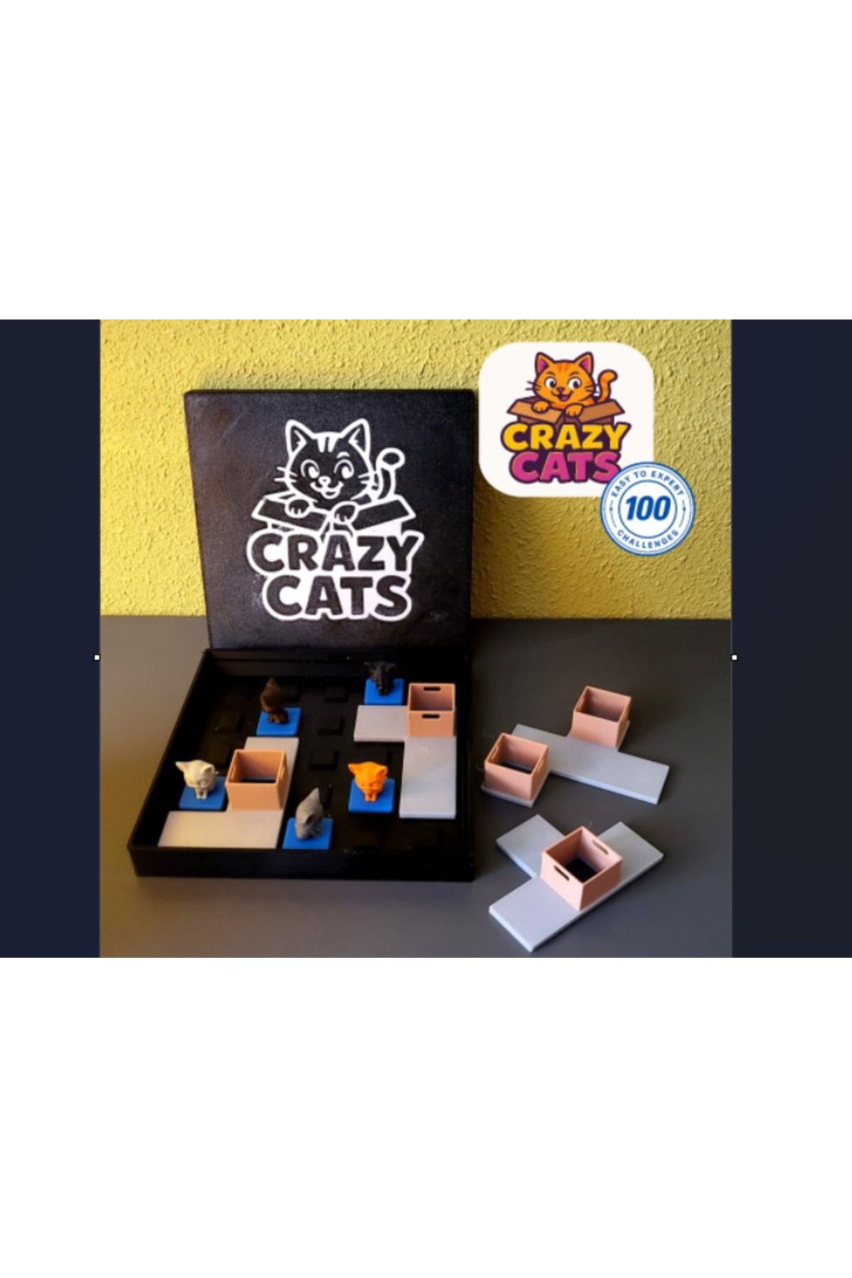talaşoğlu Bulmaca oyunu Crazy Cats - ¡100 seviyeleri!