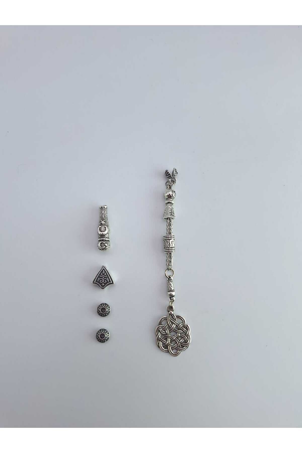 QELA COLLECTION Tesbih Püskül Yapım Tamir Seti 1 Tesbih Yapabilirsiniz