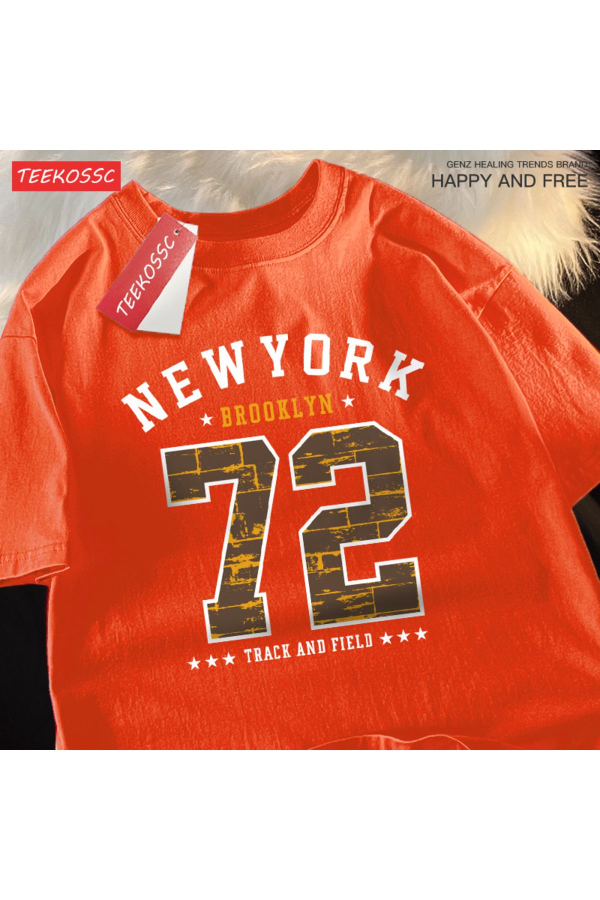 StartMore Y2k Vintage Tişört Tee Brooklyn Atletizm
