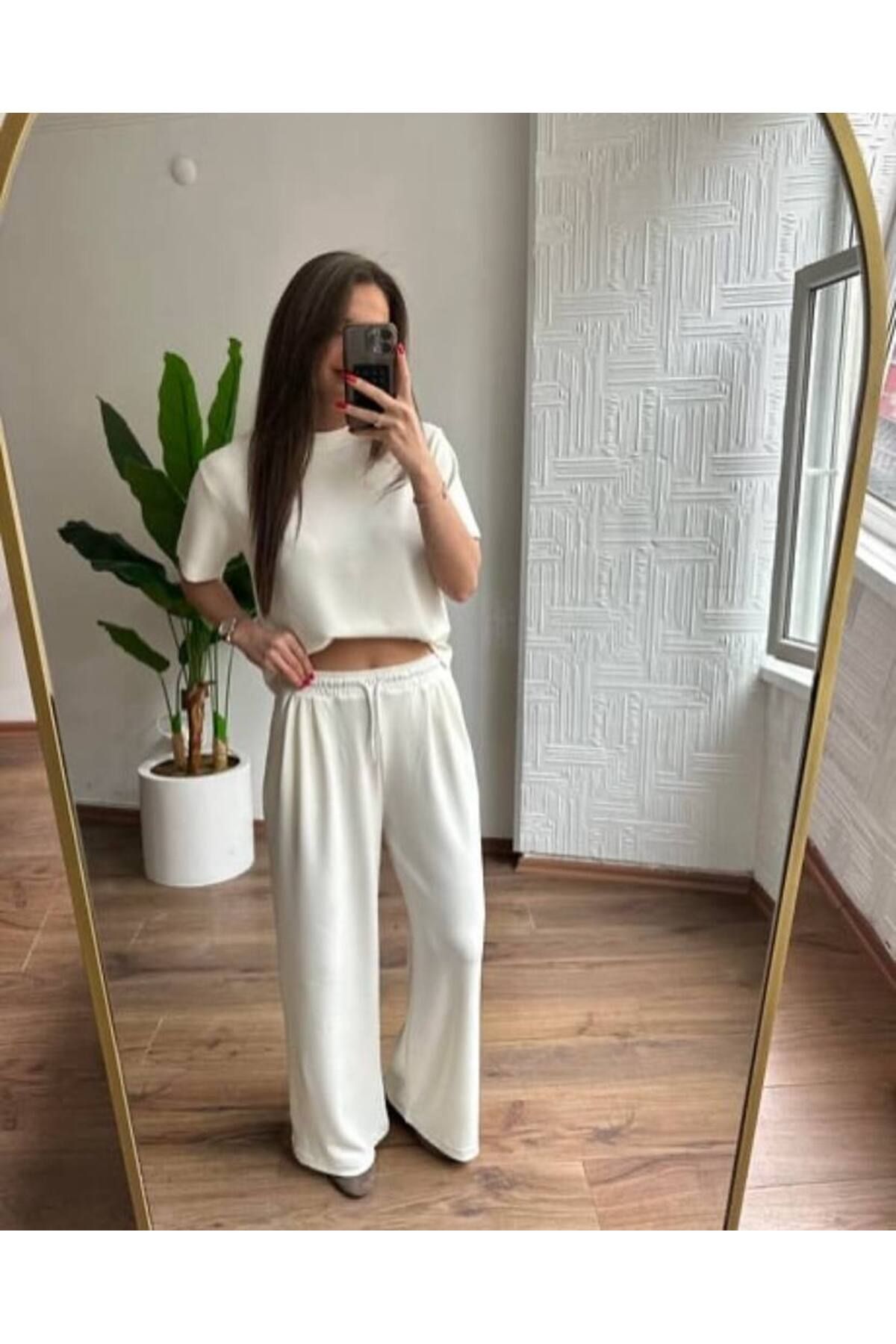 Butik Modal Kumaş İkili Alt Üst Eşofman Takım