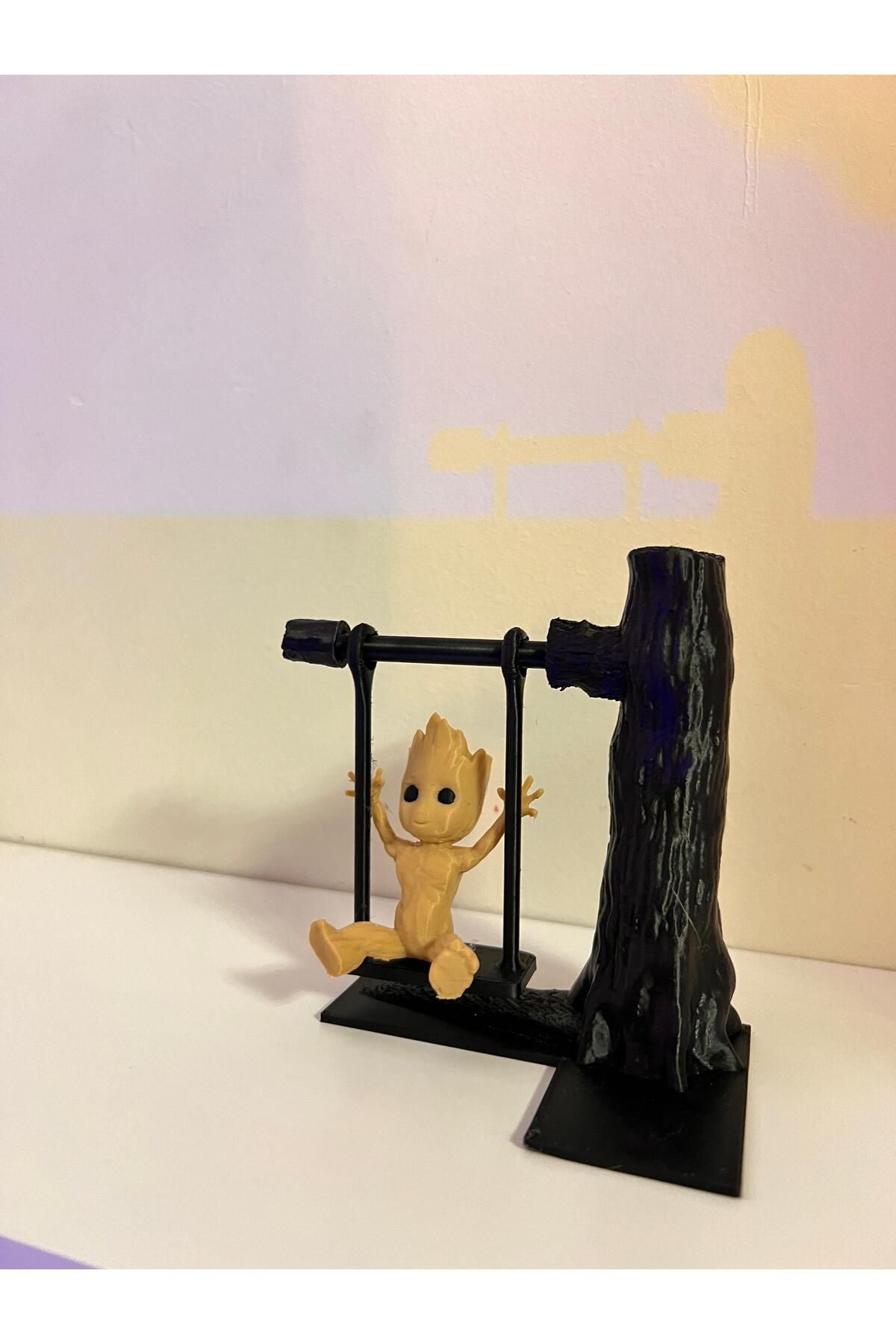 Veiart Baby Groot Sallanan Figür – Araç Torpido & Masa Üstü Dekoratif Biblo