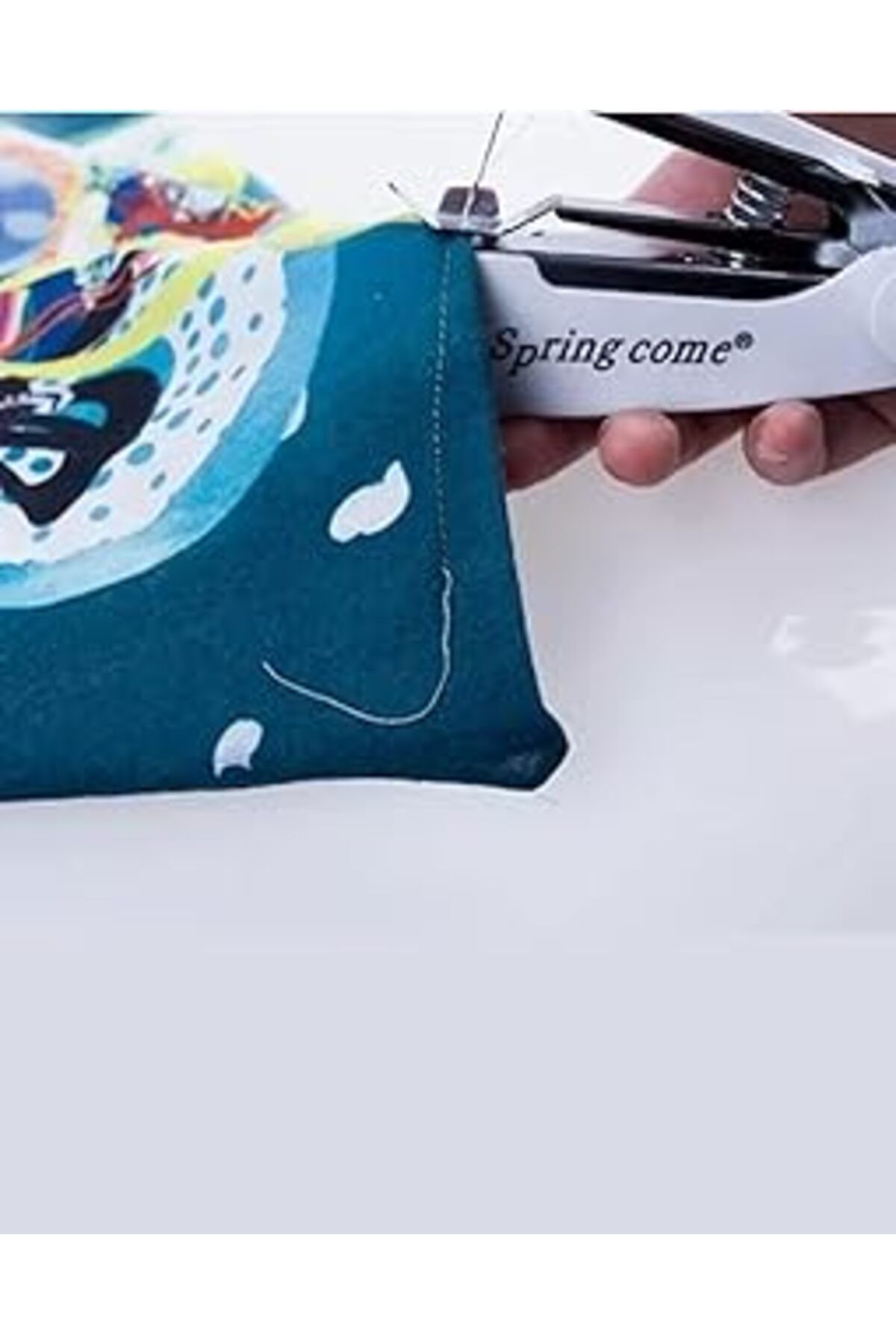Mu Art Ahşap Mobee Pratik Mini El Dikiş Makinası Spring Come