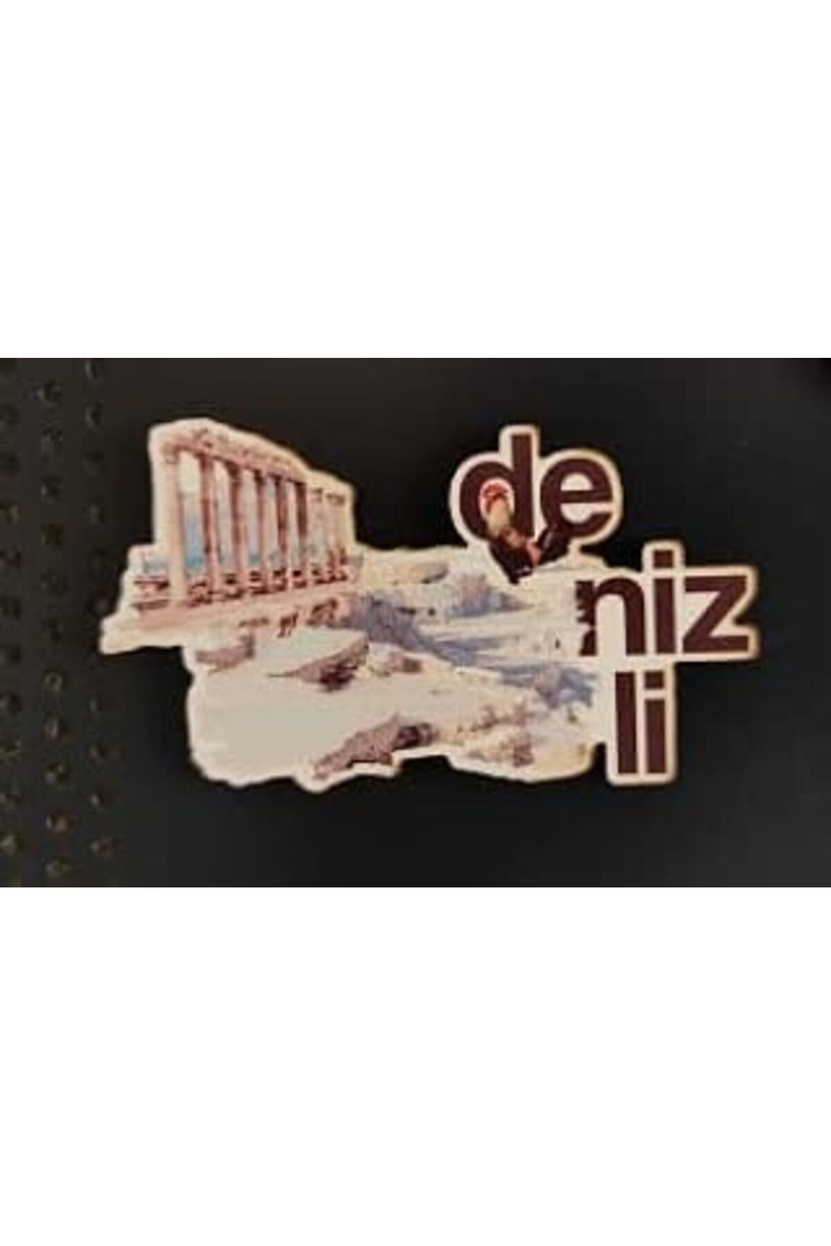 Qedii Buzdolabi Magneti Denizli Pamukkale 10x6cm