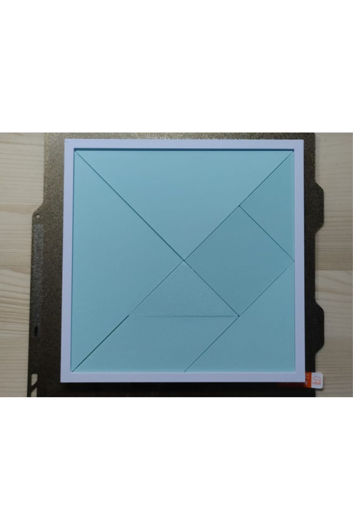 talaşoğlu Geometrik renkli tangram