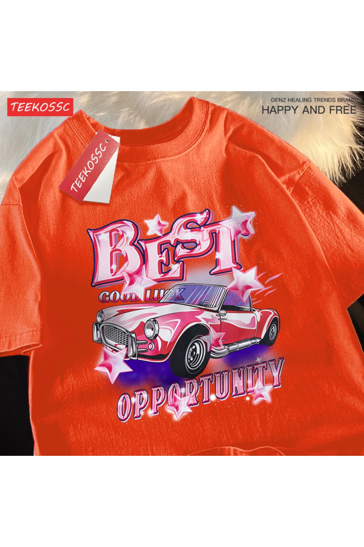 StartMore Y2k Vintage Tişört Tee En iyi fırsat Cood Luck
