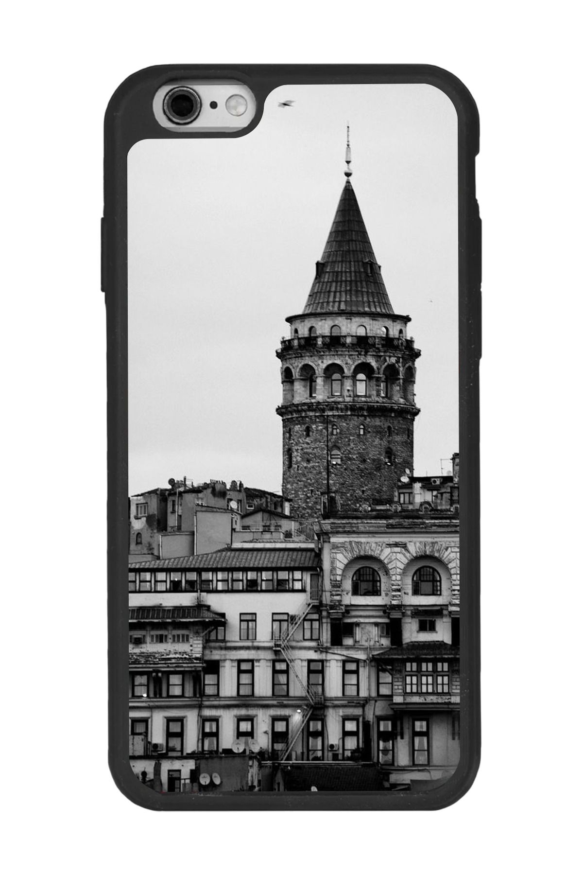 BGAKSESUAR Apple iPhone 6s Plus Siyah Silikon Kılıf Çiziklere ve Darbelere Karşı Koruma