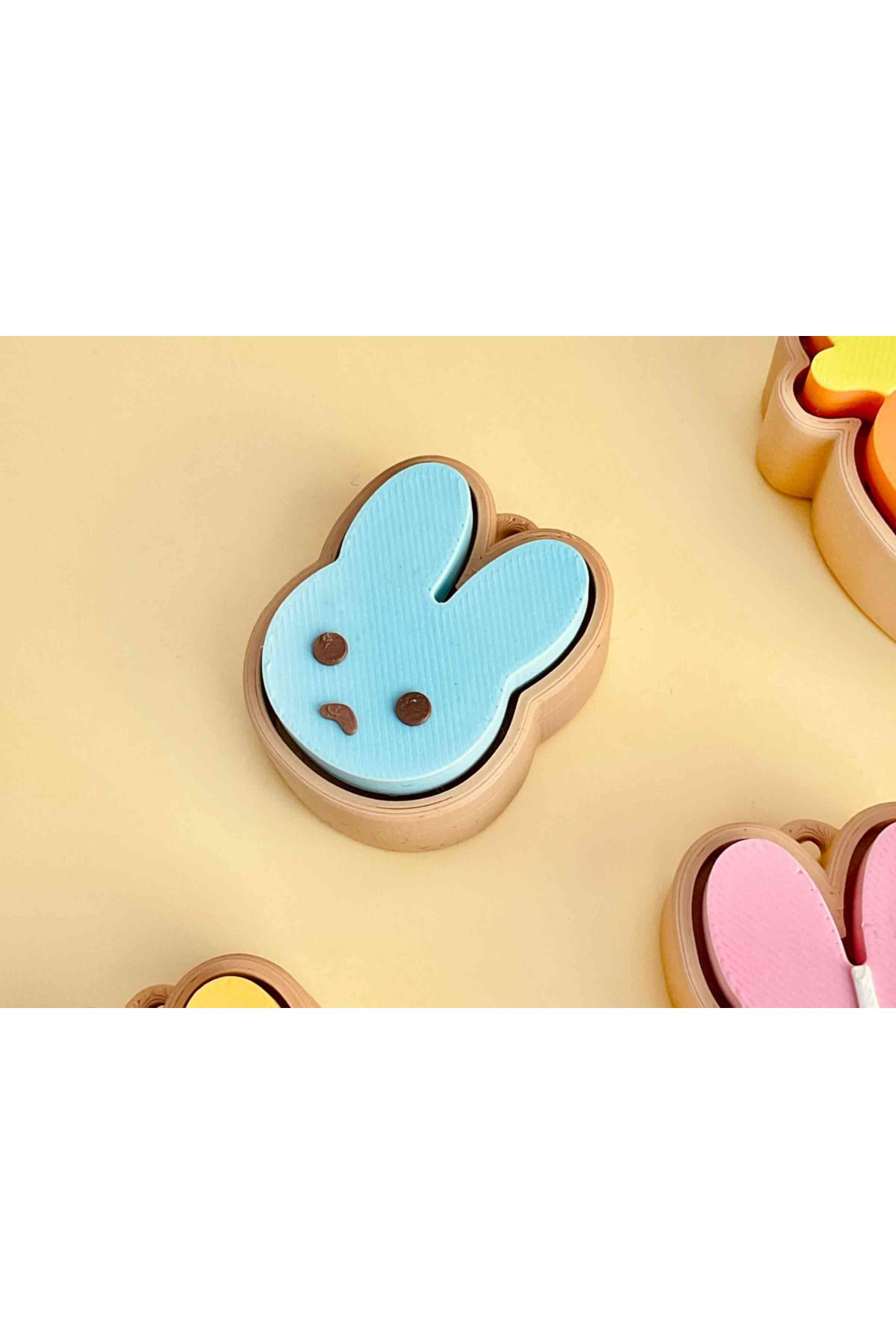 talaşoğlu Bunny A - Fidget Tıkır Anahtarlıklar