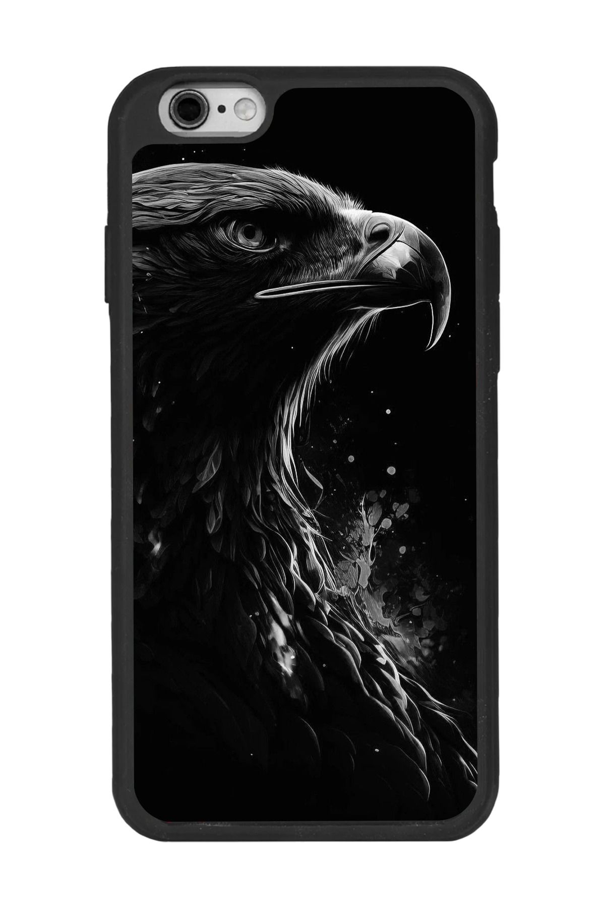 BGAKSESUAR Apple iPhone 6 Plus Siyah Silikon Kılıf Çiziklere ve Darbelere Karşı Koruma