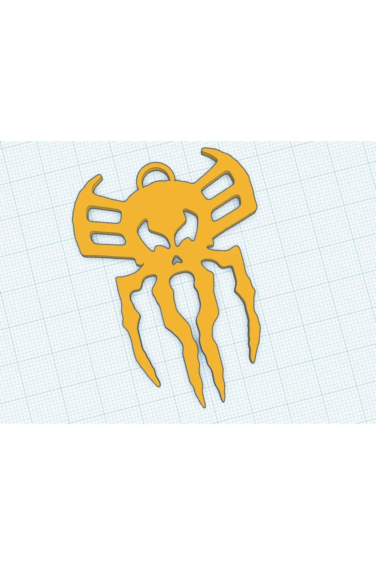 talaşoğlu Spiderman Keychain Logosu 4 Örümcek Adam