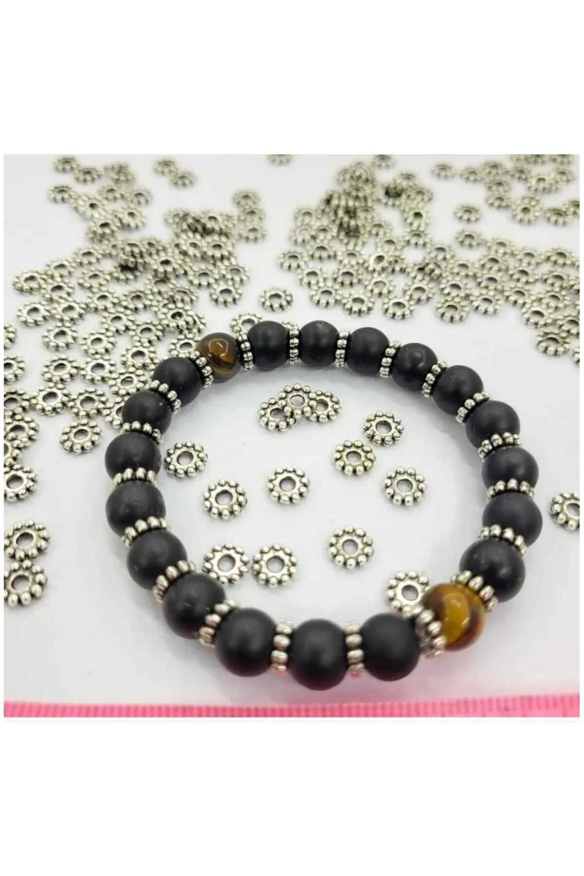 QELA COLLECTION Doğaltaş Bileklik Düğüm Gizleyici Metal Aksesuar – Kolye ve Bileklik Yapım Malzemesi