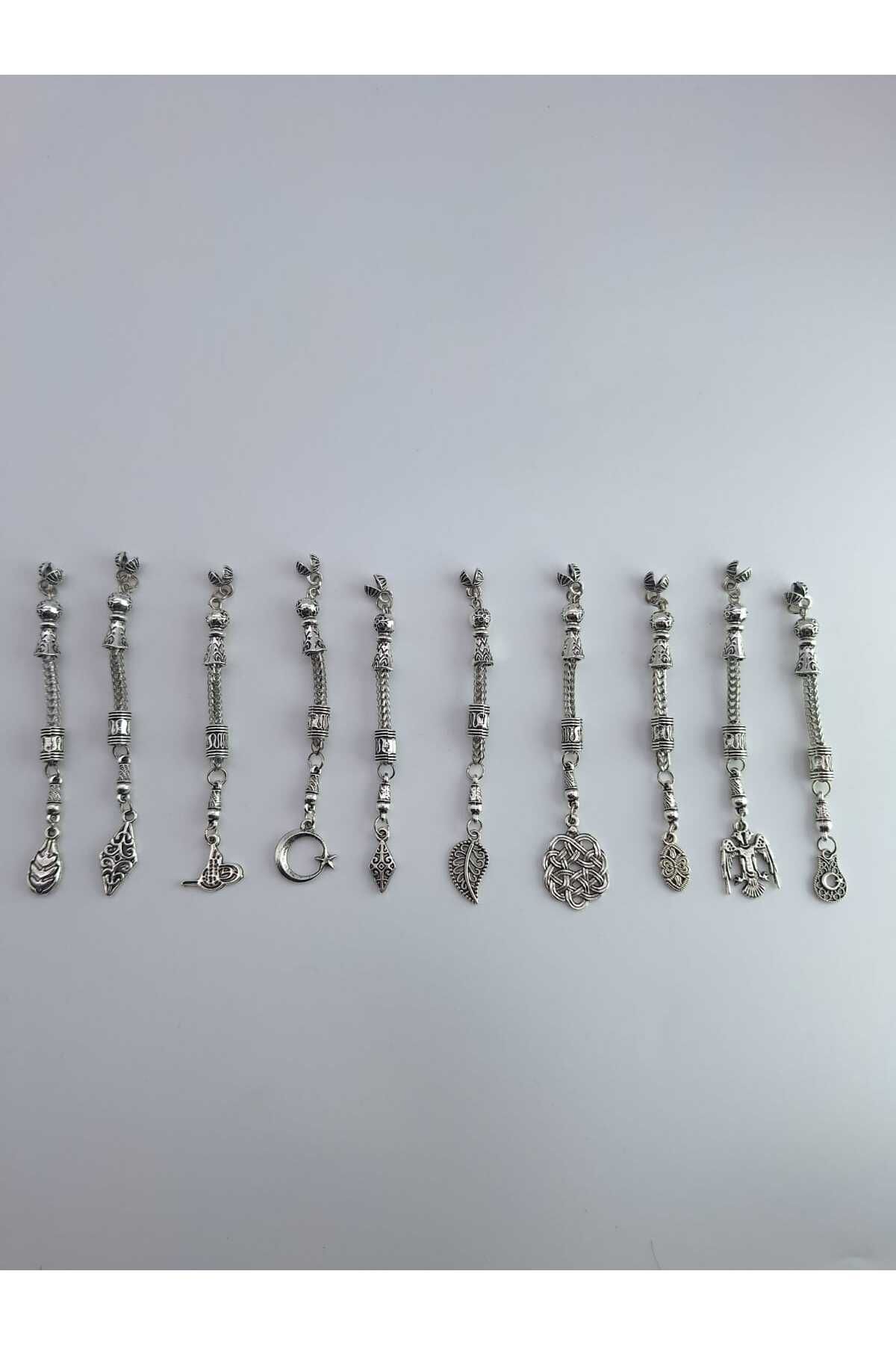 QELA COLLECTION 10LU Tesbih Ucu Metal Püskül –Zamak Döküm – Tüm Tesbih Modellerine Uygun Özel Tasarım Parça