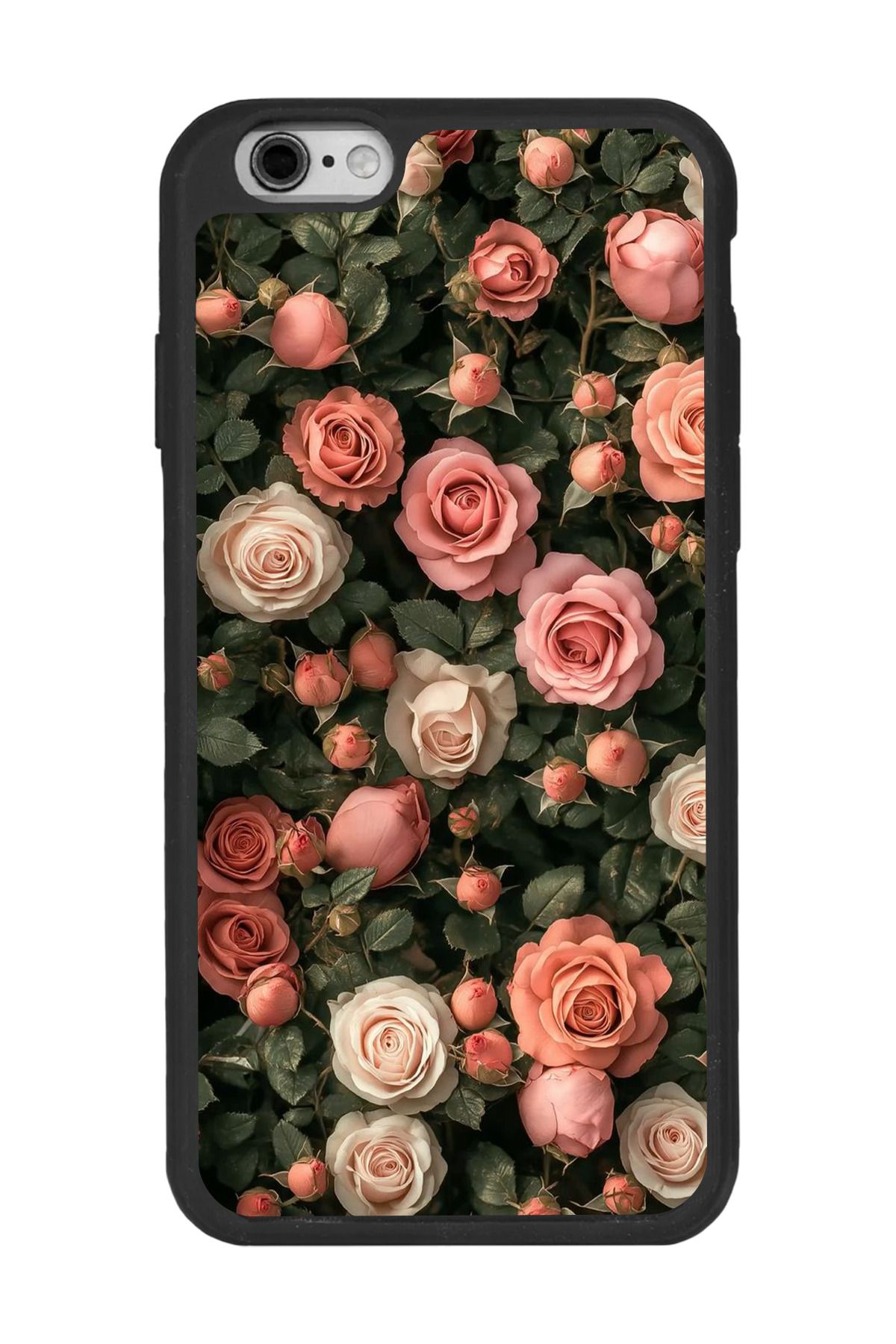BGAKSESUAR Apple iPhone 6 Plus Siyah Silikon Kılıf Çiziklere ve Darbelere Karşı Koruma