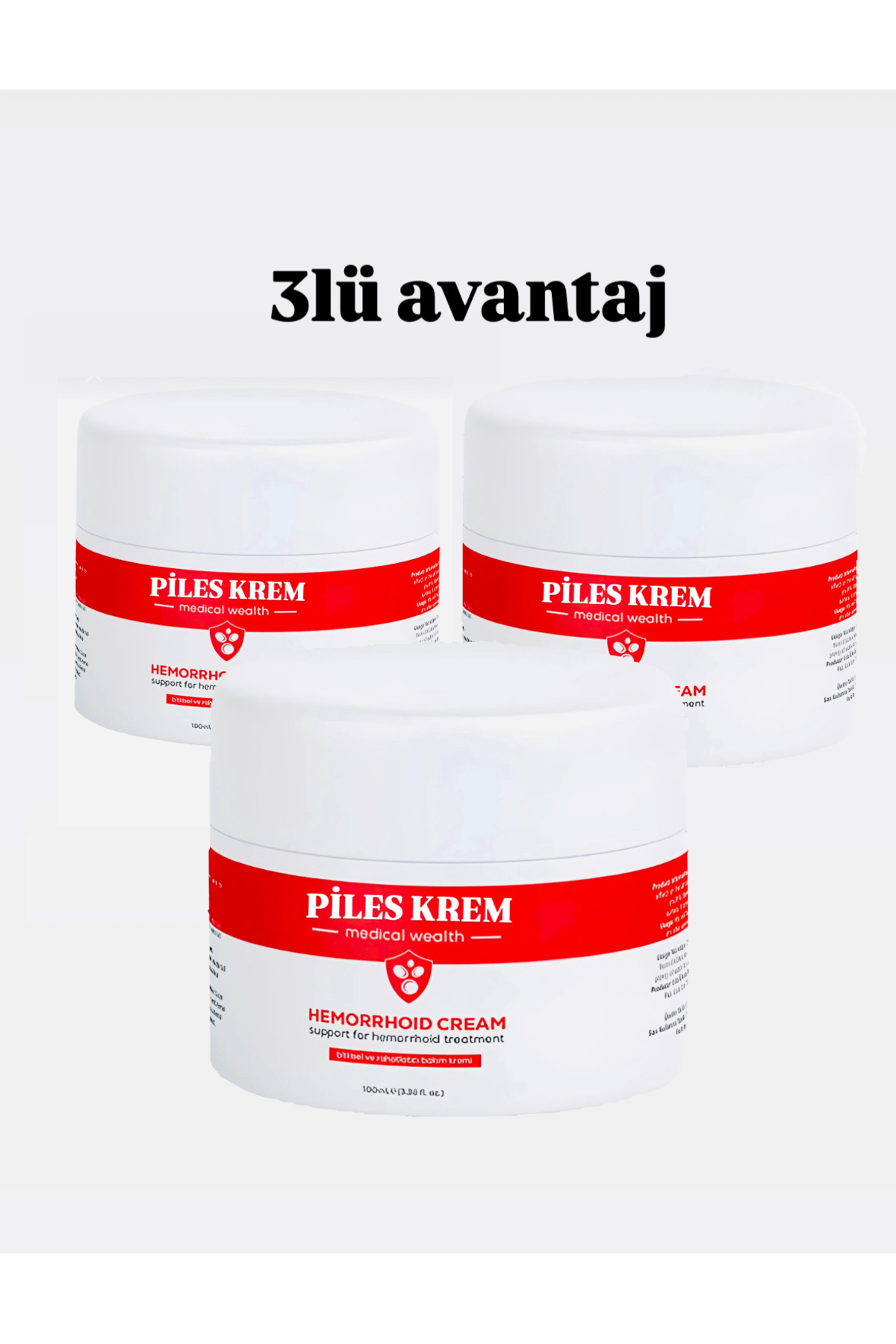 Bitkideresi Piles krem 100 ml hemoçare cream piles 3 adet avantaj