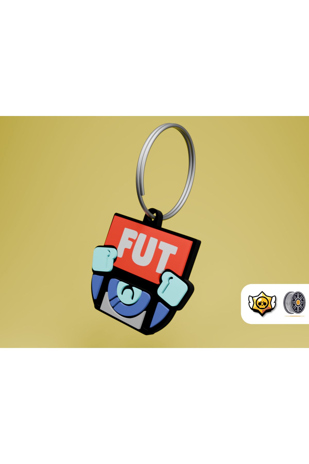 talaşoğlu Fut Yanıt Pimi | Brawl Stars Keychain Serisi