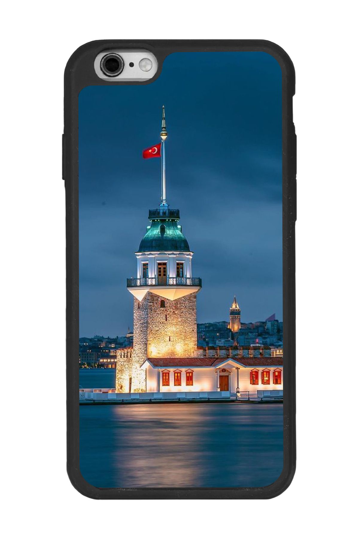 BGAKSESUAR Apple iPhone 6s Plus Siyah Silikon Kılıf Çiziklere ve Darbelere Karşı Koruma