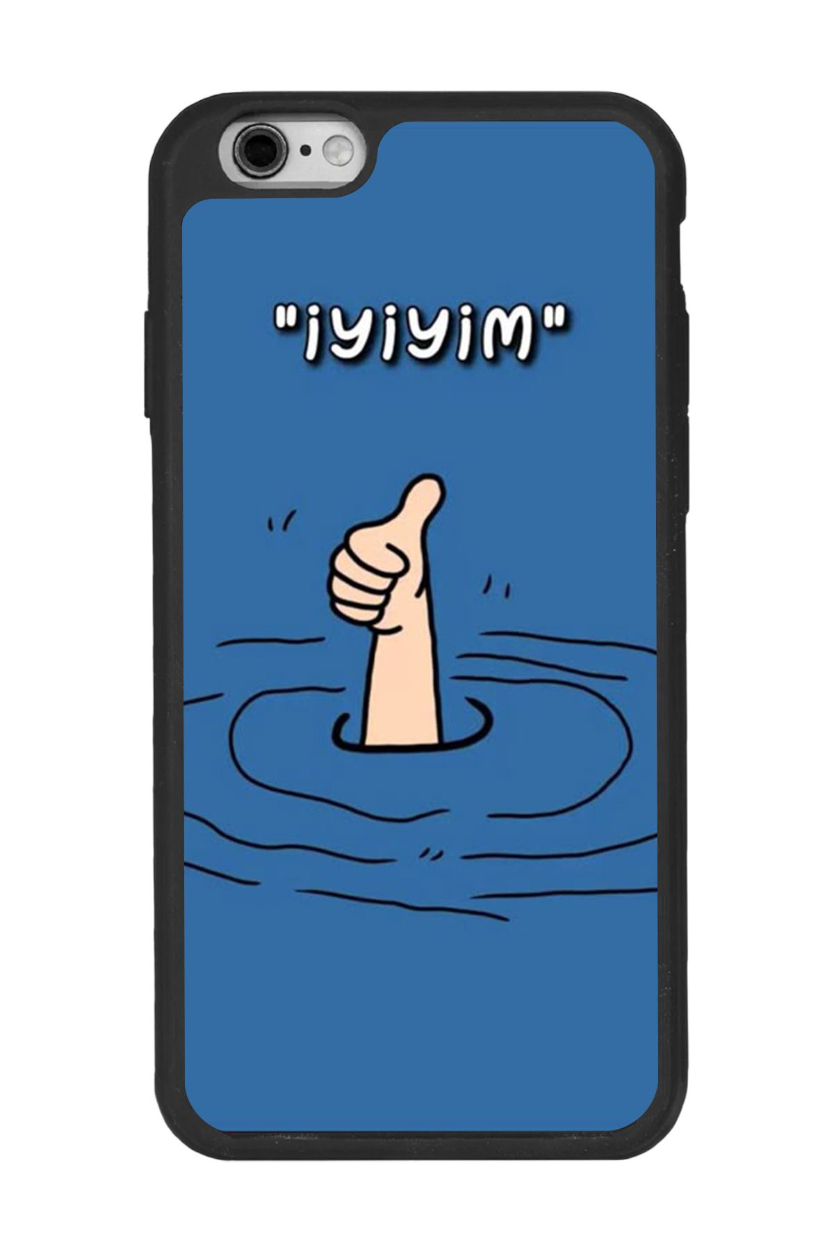 BGAKSESUAR Apple iPhone 6 Plus Siyah Silikon Kılıf Çiziklere ve Darbelere Karşı Koruma