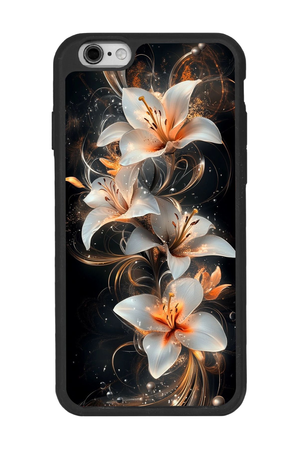 BGAKSESUAR Apple iPhone 6 Plus Siyah Silikon Kılıf Çiziklere ve Darbelere Karşı Koruma