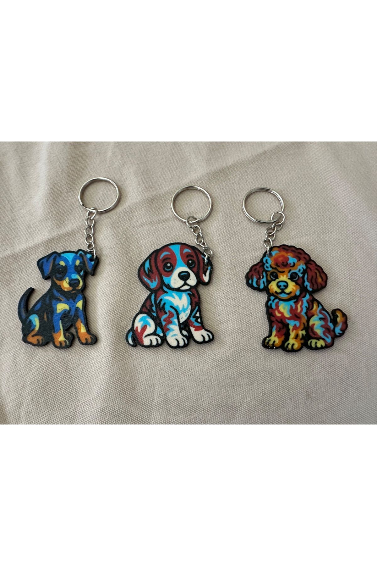 talaşoğlu Kaniş, Beagle ve Dobermann Puppy Keychains